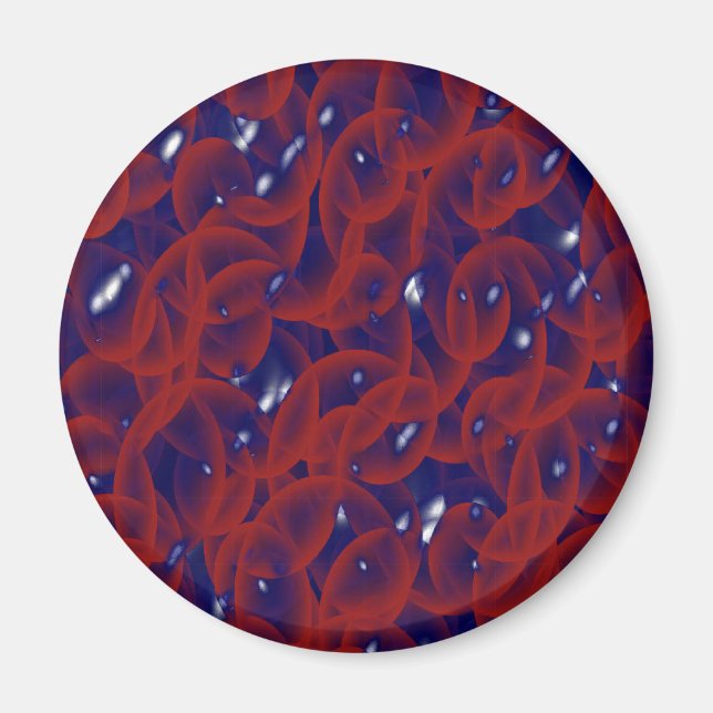 Berrythrocyte Jells Round Magnet (Vorne)