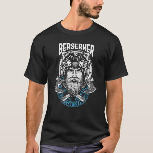 Berserker Bär Krieger Odin Runen Nordischer Kompas T-Shirt