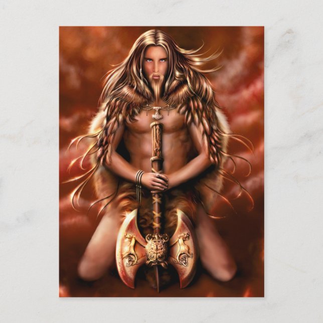 Berserker Postcard 1 von Nellis Eketorp Postkarte (Vorderseite)