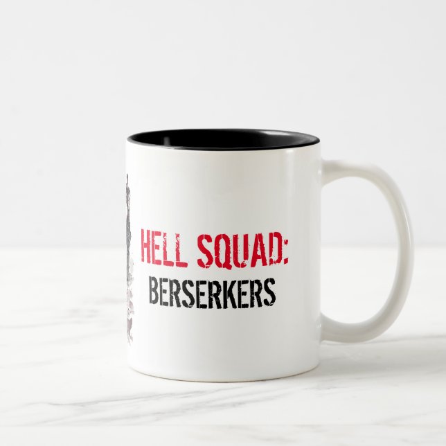 Berserker-Tasse Zweifarbige Tasse (Rechts)