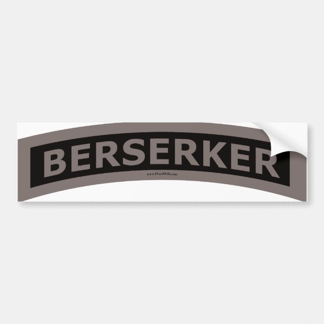 Berserker Vorsprung - überwunden Autoaufkleber (Vorne)