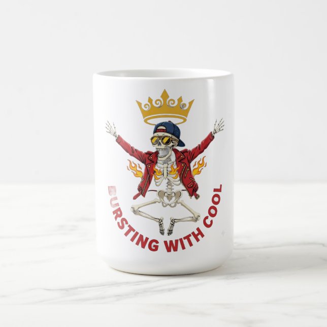 Berstend vor Coolness Kaffeetasse (Mittel)