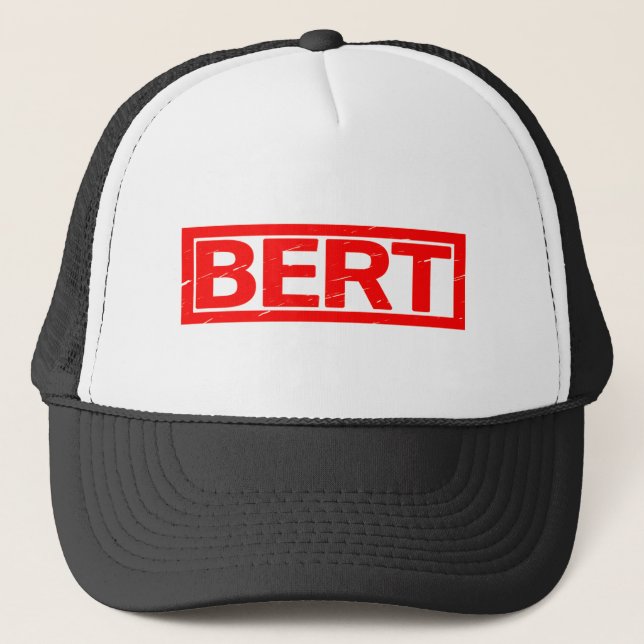 Bert Briefmarke Truckerkappe (Vorderseite)