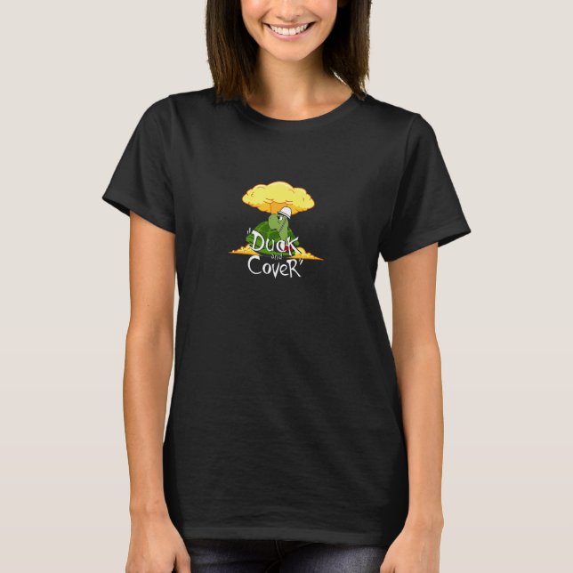 Bert die Schildkrötenente und Abdeckung T-Shirt (Vorderseite)