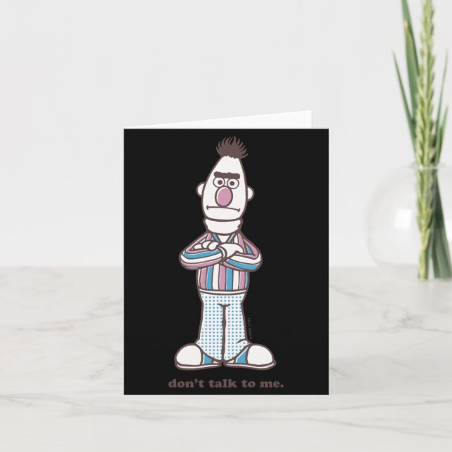 Bert Dont Talk To Me  Karte (Vorderseite)