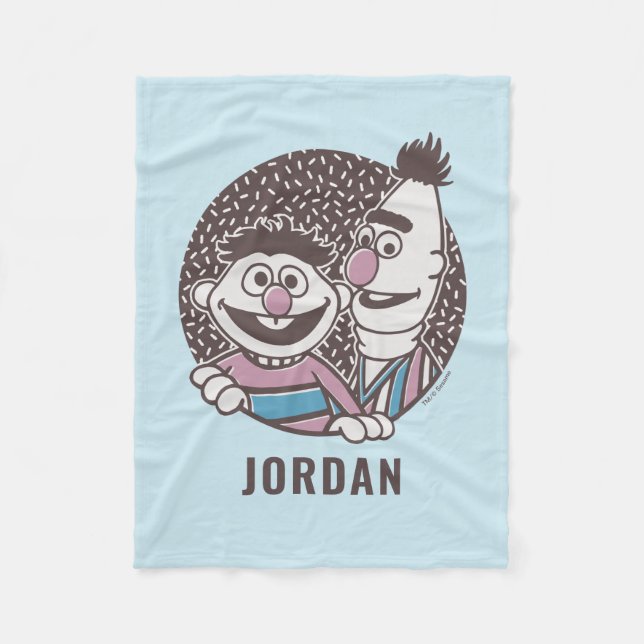 Bert & Ernie | Bros Fleecedecke (Vorderseite)