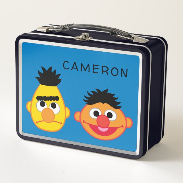 Bert & Ernie Emojis Metall Lunch Box (Vorderseite)