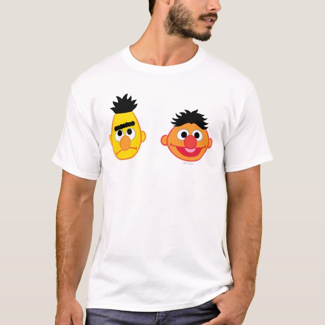Bert & Ernie Emojis T-Shirt (Vorderseite)
