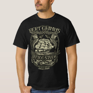 Bert Grimm World Berühmtes Tattoo Studio 1954 T-Shirt