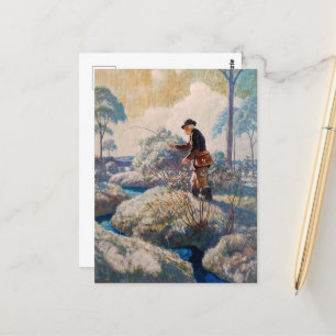 Bert McCorrison von Newell Convers Wyeth Postkarte