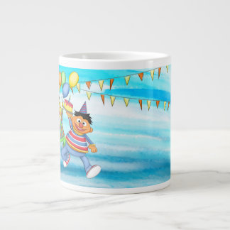 Bert und Ernie Birthday Balloons Jumbo-Tasse