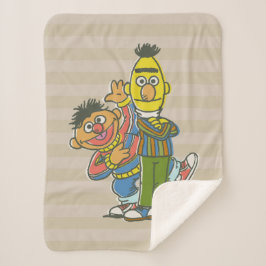 Bert und Ernie Classic Style Sherpadecke