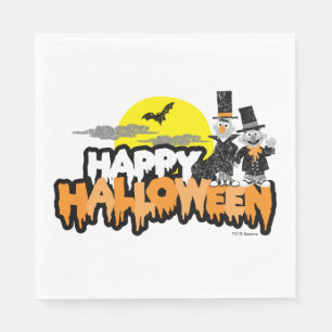 Bert und Ernie Frohe Halloween Serviette