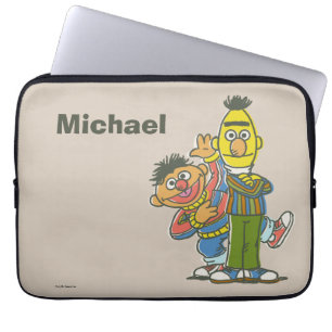 Bert und Ernie klassischer Stil Fügen Sie Ihren Laptopschutzhülle