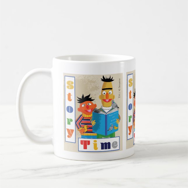 Bert und Ernie Story Time Kaffeetasse (Links)