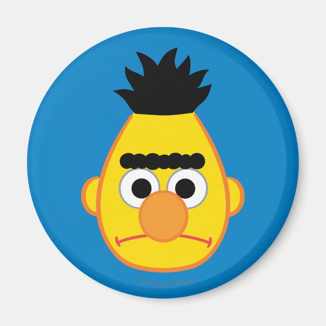 Bert Wütendes Gesicht Magnet (Vorne)