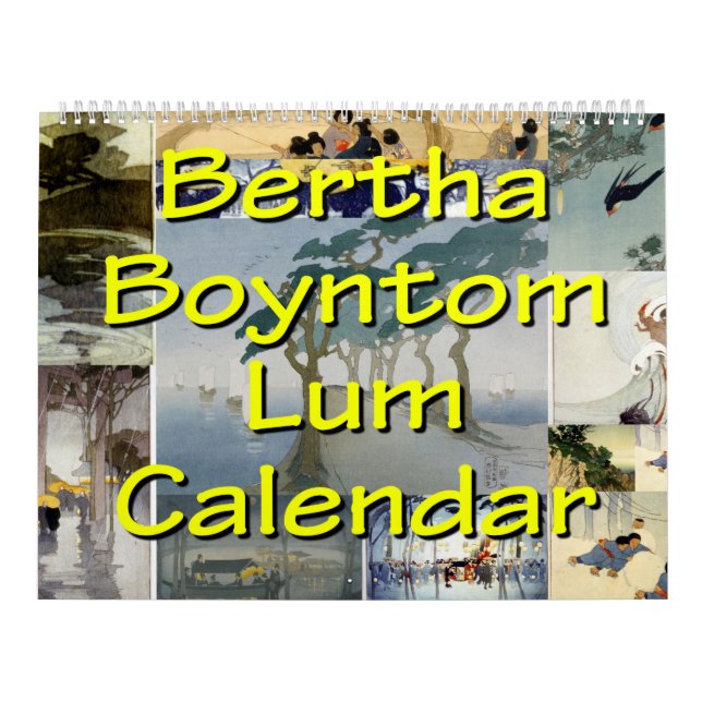 Bertha Boynton Lum Calendar Kalender (Titelbild)