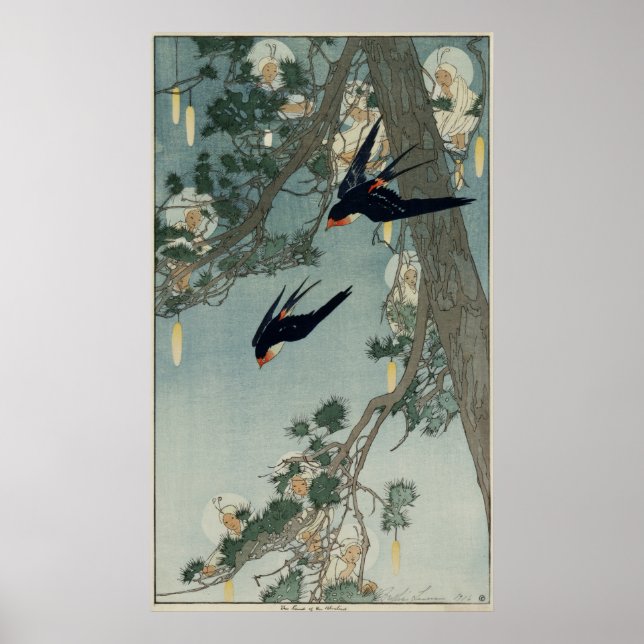 Bertha Boynton Lum Das Land des Blauvogels Poster (Vorne)