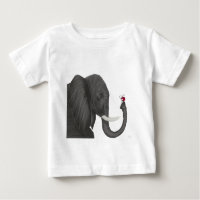 Bertha, der Adorable Elefant und Niedliche Ladybug
