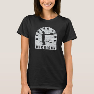 Bertha Lake Eisfischen Michigan T-Shirt