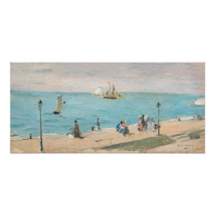 Berthe Morisot - Am Strand, Les Petites-Dalles Fotodruck