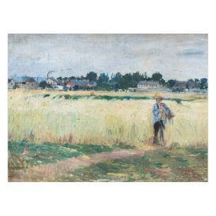 Berthe Morisot - Auf dem Weizenfeld in Gennevillie Tischdecke
