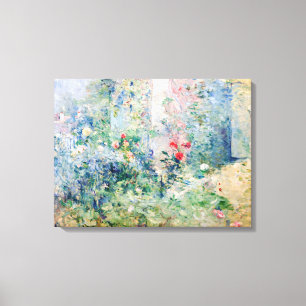 Berthe Morisot - Der Garten in Bougival Leinwanddruck