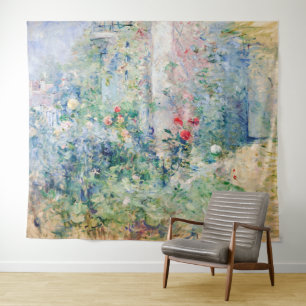 Berthe Morisot - Der Garten in Bougival Wandteppich