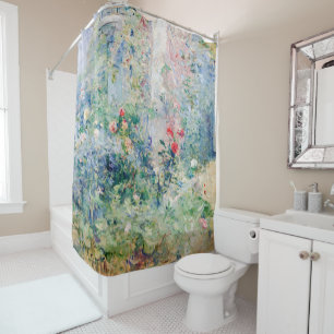 Berthe Morisot - Der Garten von Bougival Duschvorhang