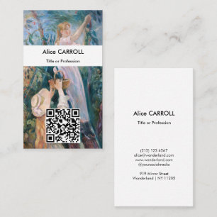 Berthe Morisot - Der Kirschpflücker - QR Code Visitenkarte