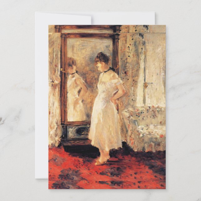 Berthe Morisot - Der Spiegel der Psyche Einladung (Vorderseite)