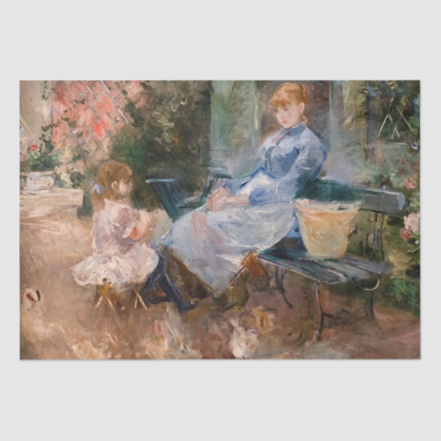 Berthe Morisot - Die Fabel Seidenpapier (Vorderseite)