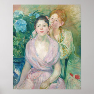 Berthe Morisot - Die Horstensia / Die beiden Schwe Poster