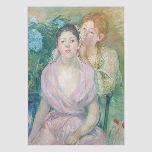 Berthe Morisot - Die Hortensie / Die zwei Schweste Seidenpapier