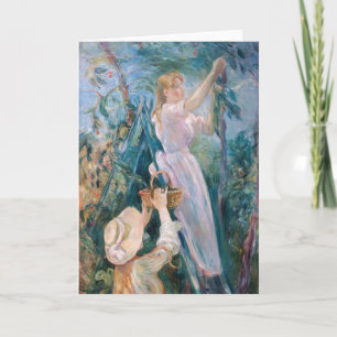Berthe Morisot - Die Kirschpflückerin Karte