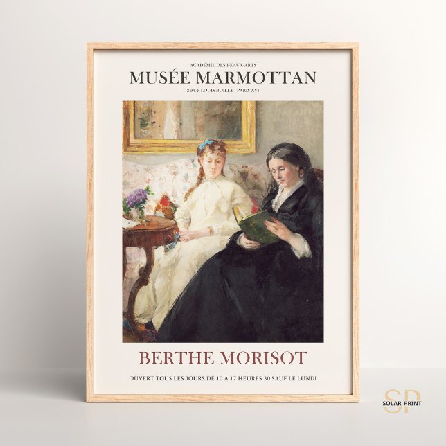 Berthe Morisot Die Mutter und Schwester des Künstl Poster (Von Creator hochgeladen)
