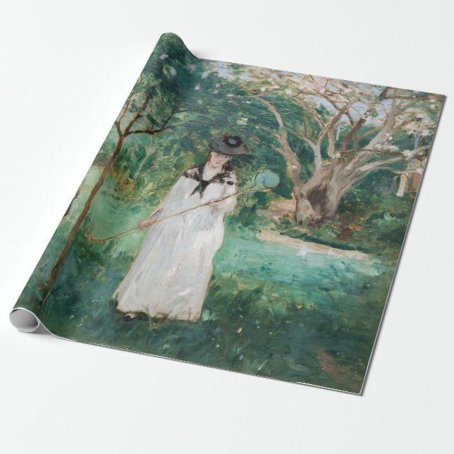 Berthe Morisot - Die Schmetterlingsjagd Geschenkpapier (Ungerollt)
