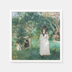 Berthe Morisot - Die Schmetterlingsjagd Serviette
