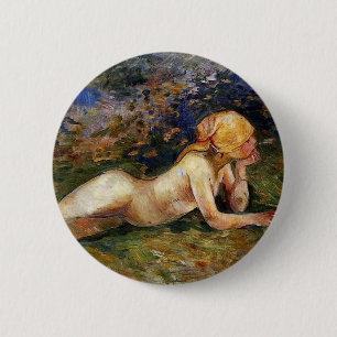 Berthe Morisot - Die sich neu ernannte Sherperdess Button