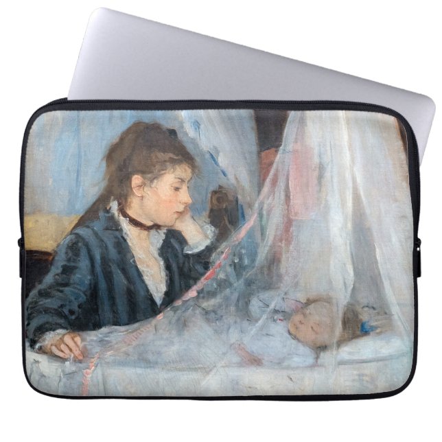 Berthe Morisot - Die Wiege Laptopschutzhülle (Vorderseite)