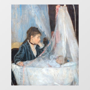 Berthe Morisot - Die Wiege / Le Berceau Fensteraufkleber