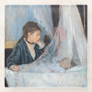 Berthe Morisot - Die Wiege / Le Berceau Glasuntersetzer