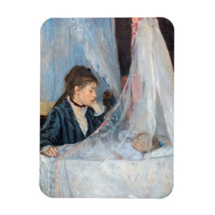 Berthe Morisot - Die Wiege / Le Berceau Magnet