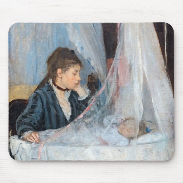 Berthe Morisot - Die Wiege Mousepad (Vorne)