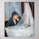 Berthe Morisot - Die Wiege Poster<br><div class="desc">Die Wiege / Le Berceau von Berthe Morisot im Jahr 1872</div>