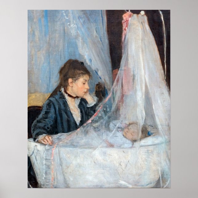 Berthe Morisot - Die Wiege Poster (Vorne)