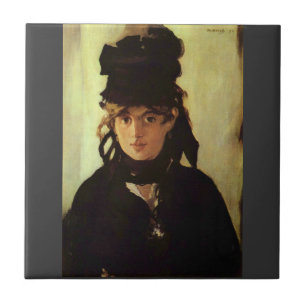 Berthe Morisot durch Edouard Manet Fliese