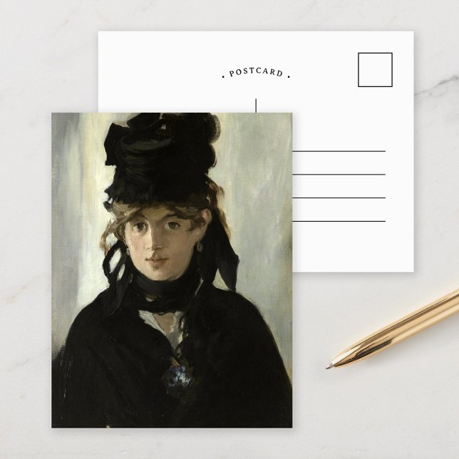 Berthe Morisot | Édouard Manet Postkarte (Von Creator hochgeladen)