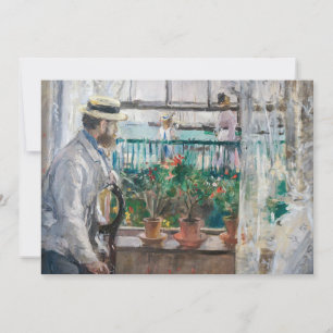 Berthe Morisot - Eugene Manet auf der Isle of Wigh Einladung