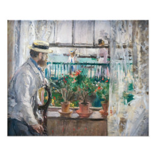 Berthe Morisot - Eugene Manet auf der Isle of Wigh Fotodruck